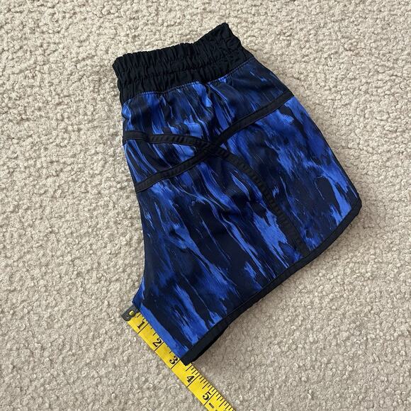 Lululemon Tracker Running Shorts Nightsky Harbor Blue Size 4 - Picture 7 of 7